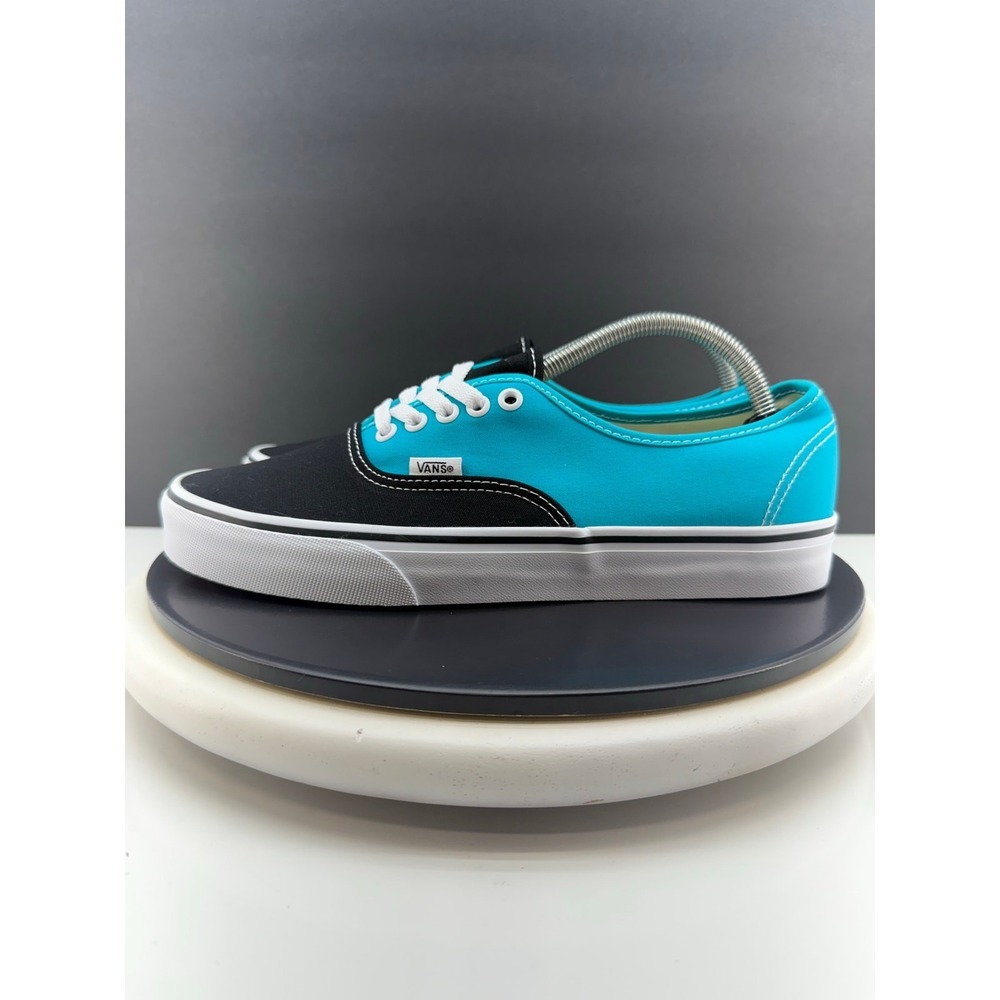 Vans Era Authentic Two Tone Teal Black Womens Size 6.5 Skateboard Shoes Sneakers